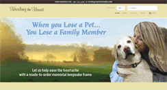 Desktop Screenshot of healingtheheartpetloss.com